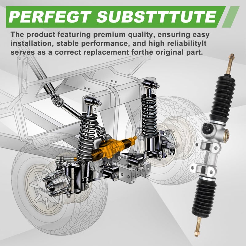 10L0L Golf Cart Steering Gear Box Assembly for Yamaha G22 (2003-2007) Gas or Electric Golf Cart Replace OEM# JU0-F3400-00 - Image 3